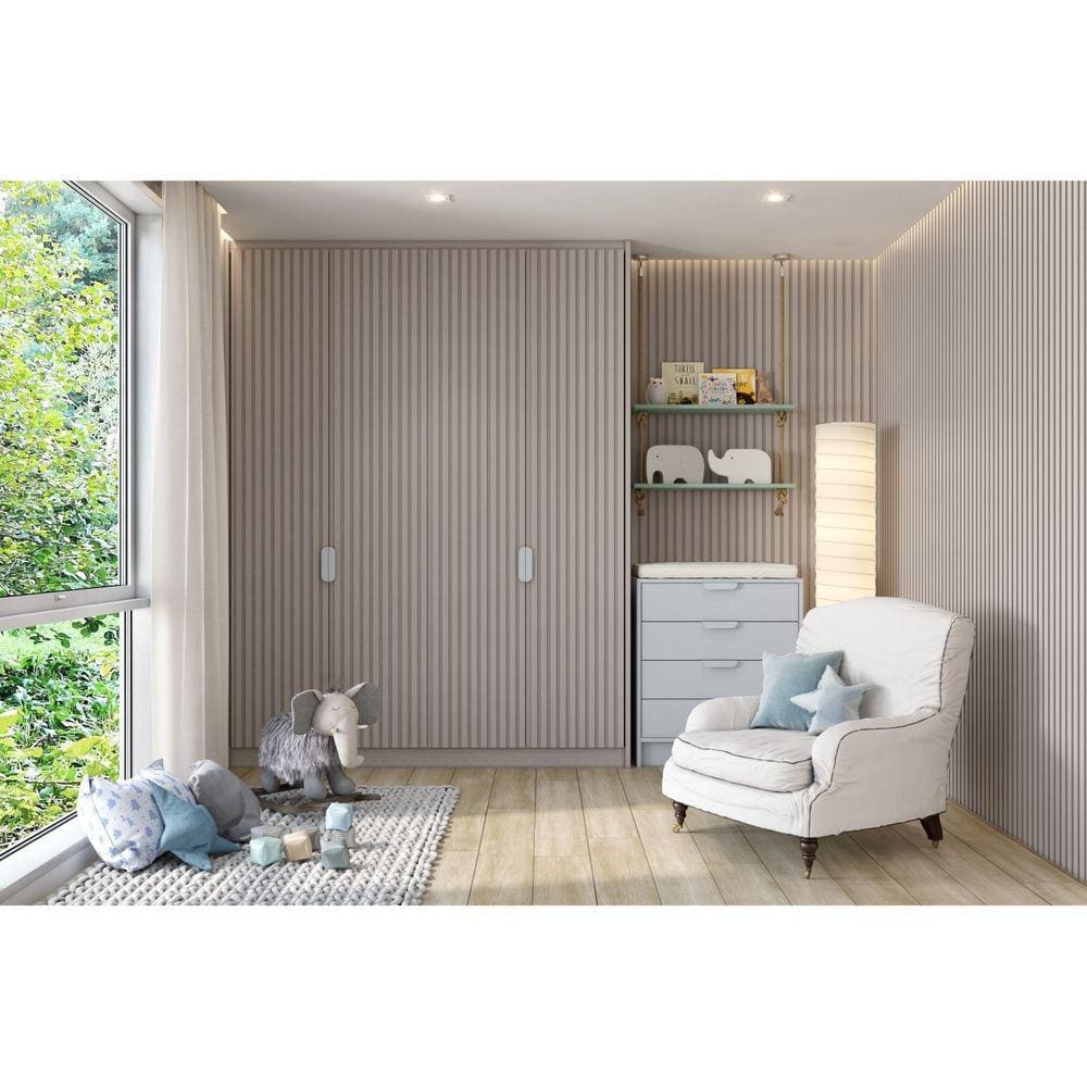 Ripado 55x2700x12 6 Unidades Eucatex - caixa com 0,75m2 - Ripado RU Fumê