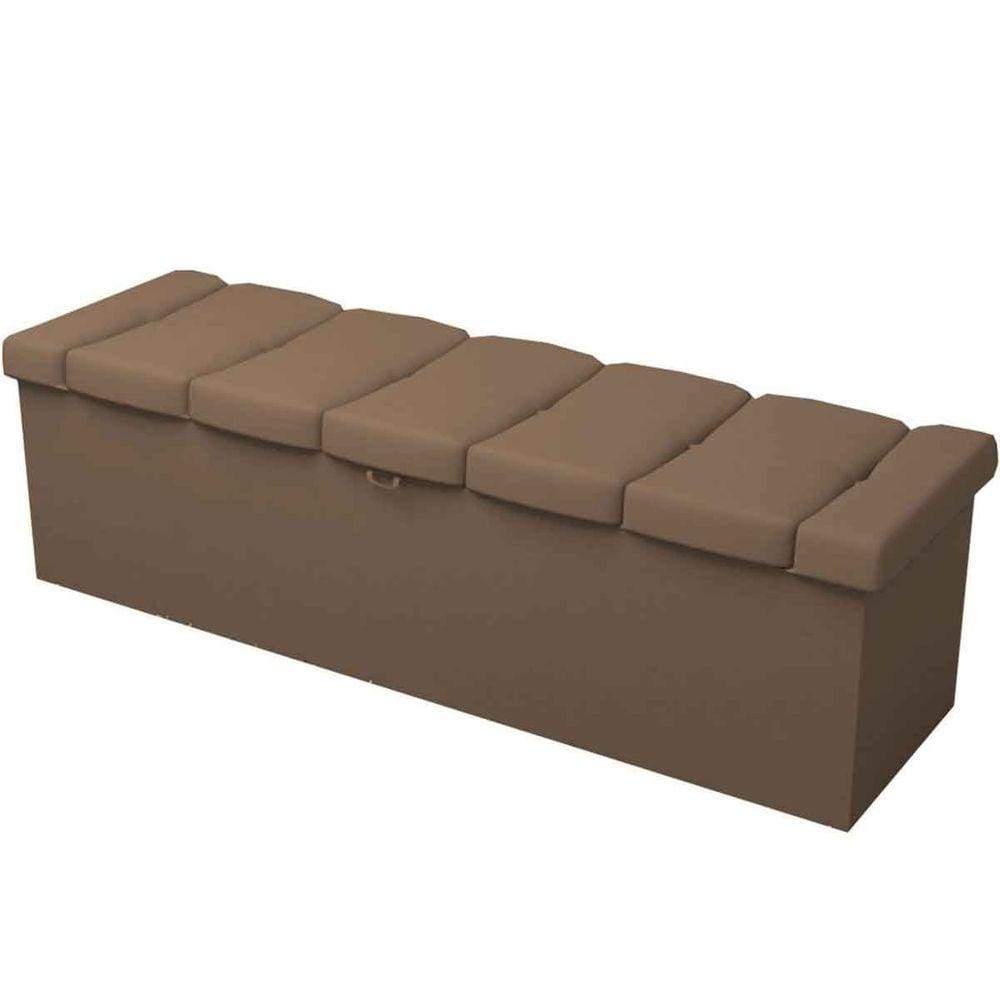 Calçadeira com Baú Estofada Kiara 190 cm - Casa Chick