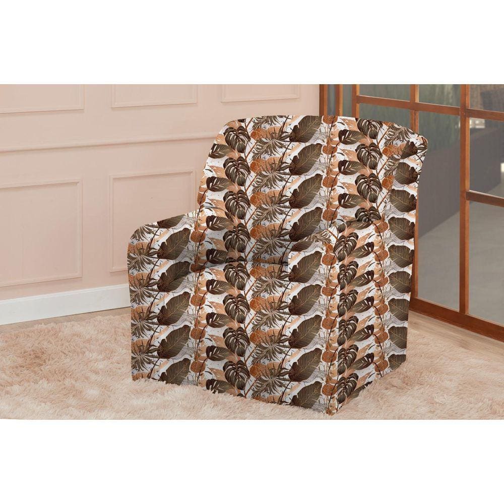 Capa Protetor De Sofá Coladinha 1 Lugar Estampada Avulsa