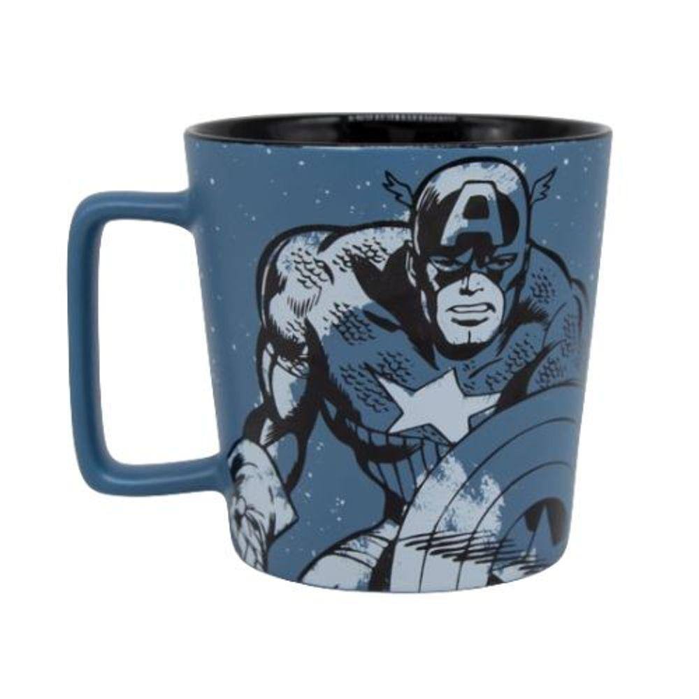 Caneca Buck Capitão América Marvel 10024259 400ml Zonacriativa