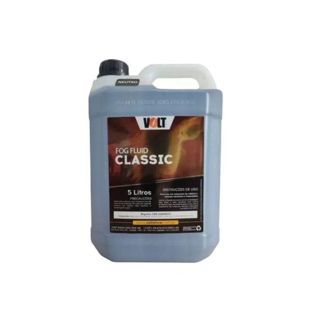 Liquido Classic Maquina Fumaca Neutro 5L Volt