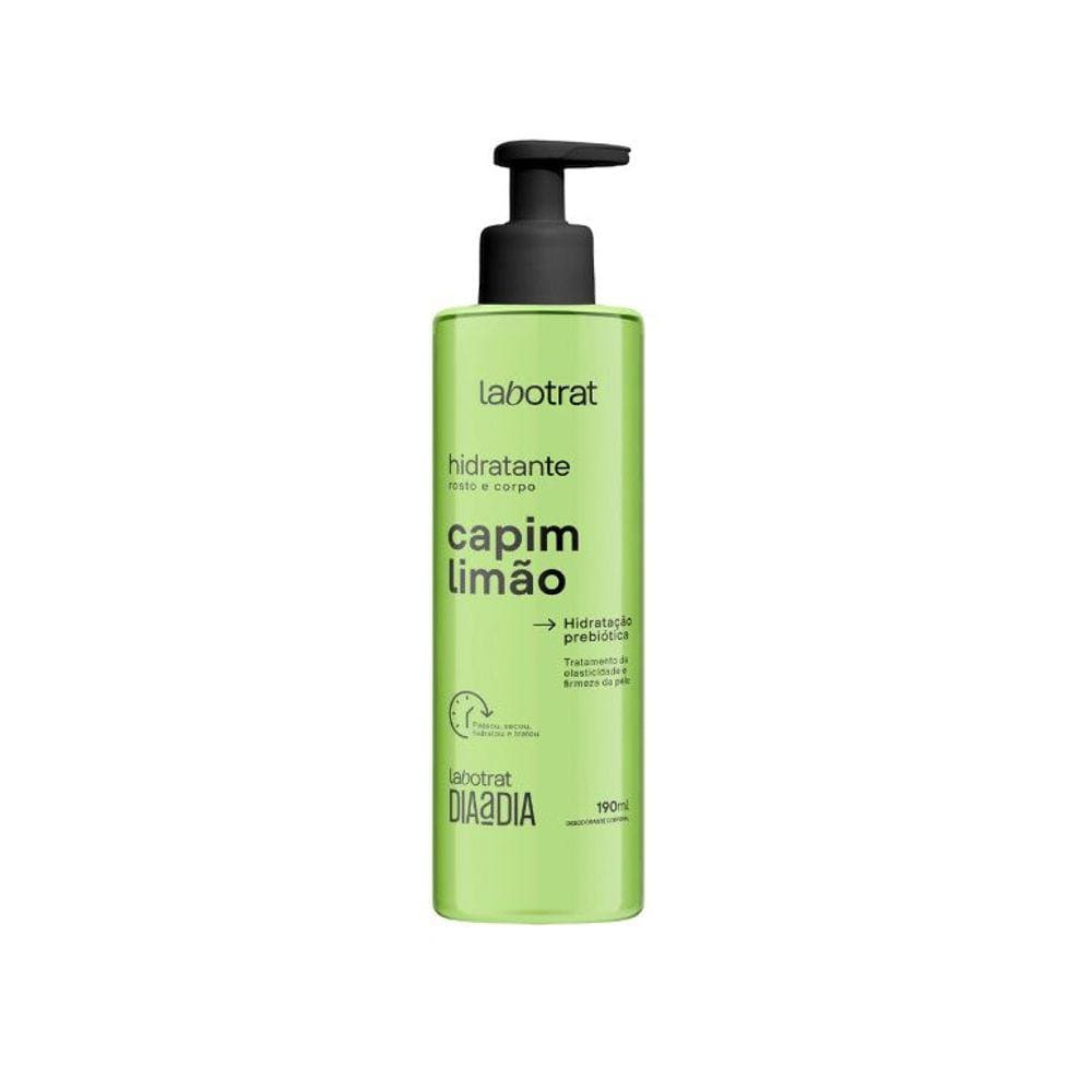 Hidratante Capim Limão Dia a Dia Corpo e Rosto 190ml Labotrat