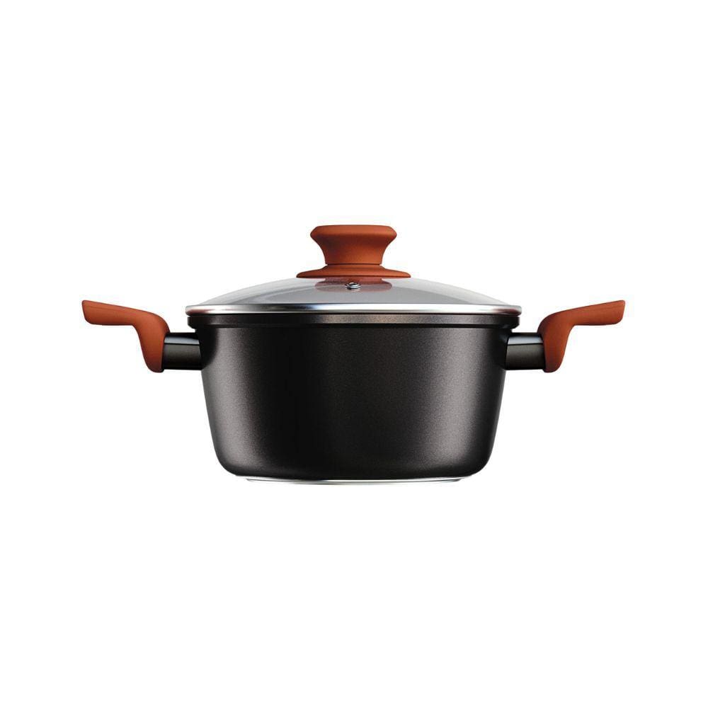 Panela Caçarola Antiaderente Com Indução 20 Cm Euro Home