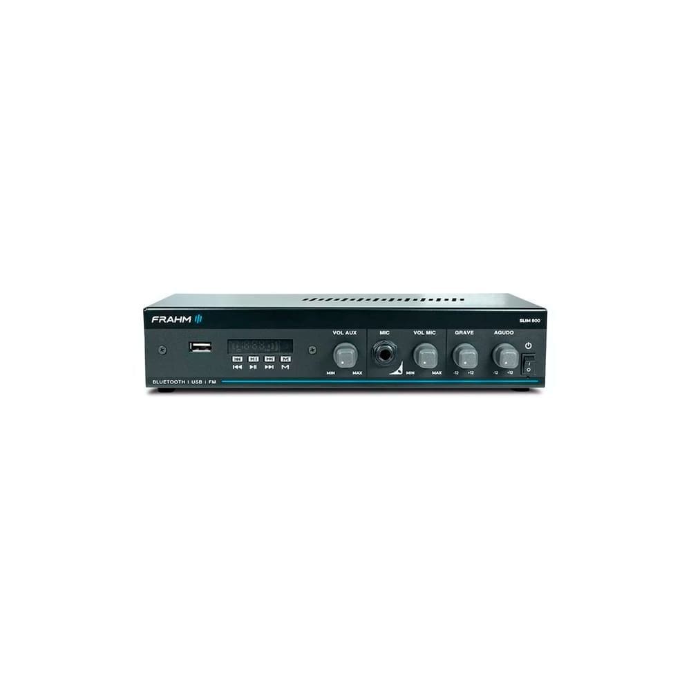 Amplificador Frahm Slim 800 G5 Festas 30W Rms Fm Bluetooth