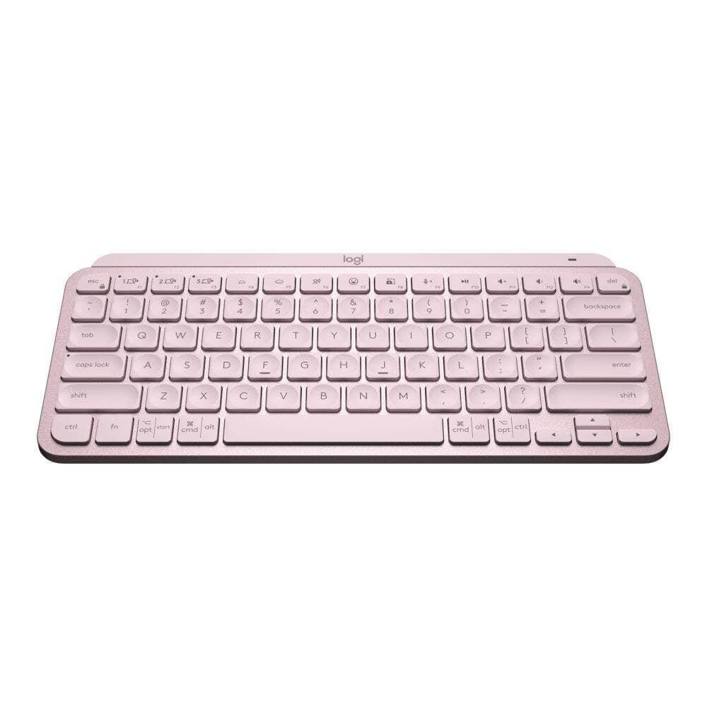Teclado Logitech MX KEYS Mini Rosa Padrão US 920-010507