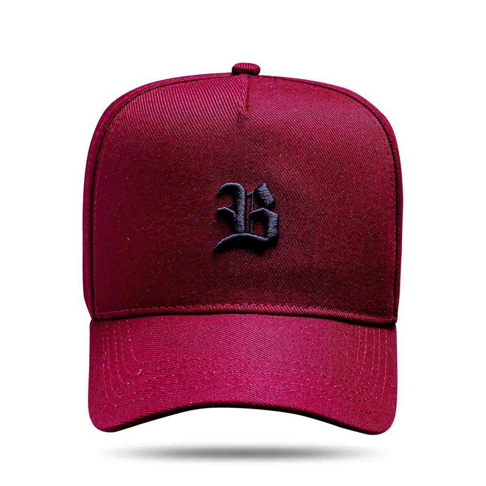 Boné Blck Brasil Snapback Aba Curva Básico Logo B Pequeno