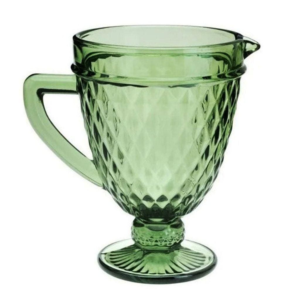 Jarra de vidro 1L Servir bebidas e decorar