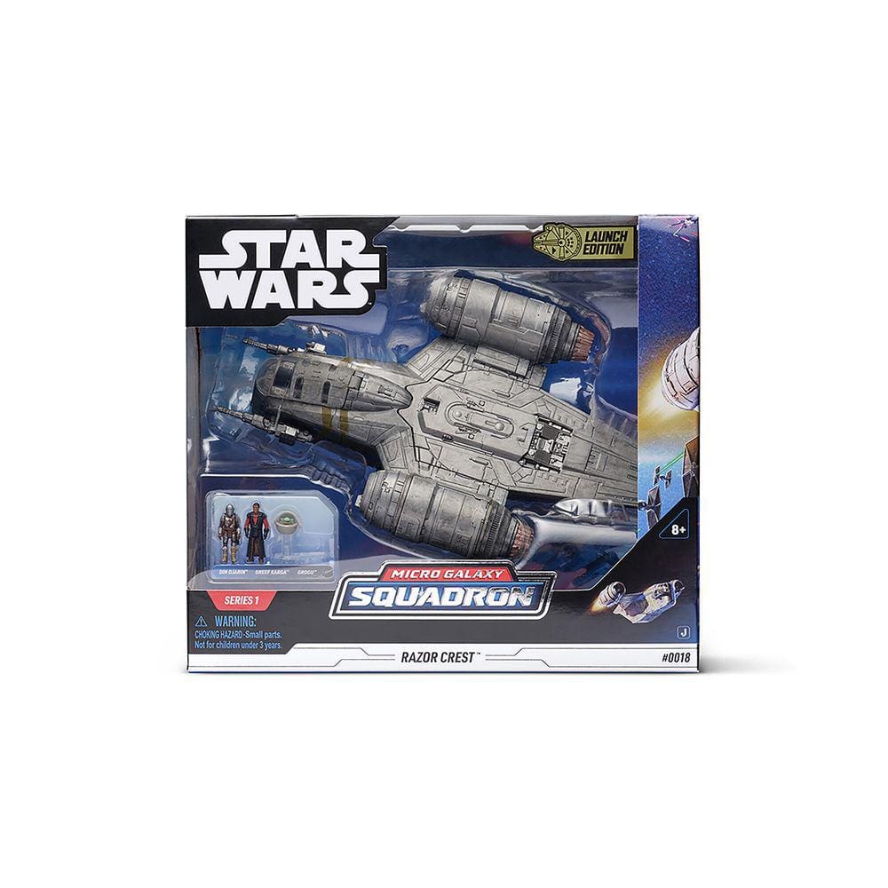 Star Wars - Razor Crest de 20cm com Boneco