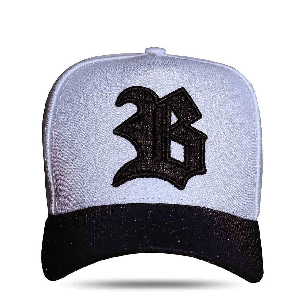 Boné Blck Brasil Snapback Aba Curva Com Brilho Shine