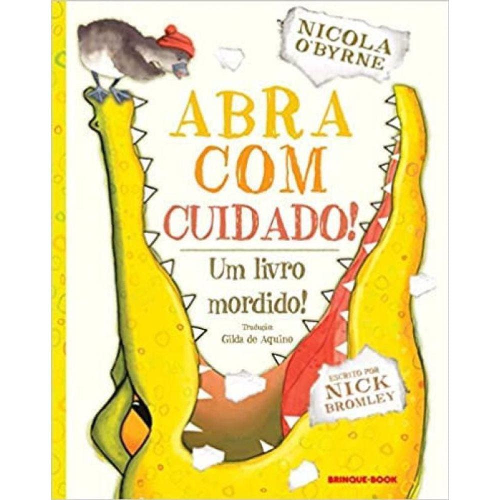 Livro Abra Com Cuidado: Um Livro Mordido