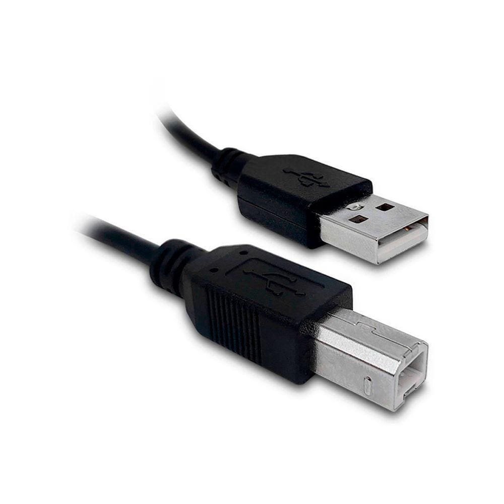 Cabo Para Impressora Usb 2.0 Knup, Am + Bm, 3 Metros - D-5001