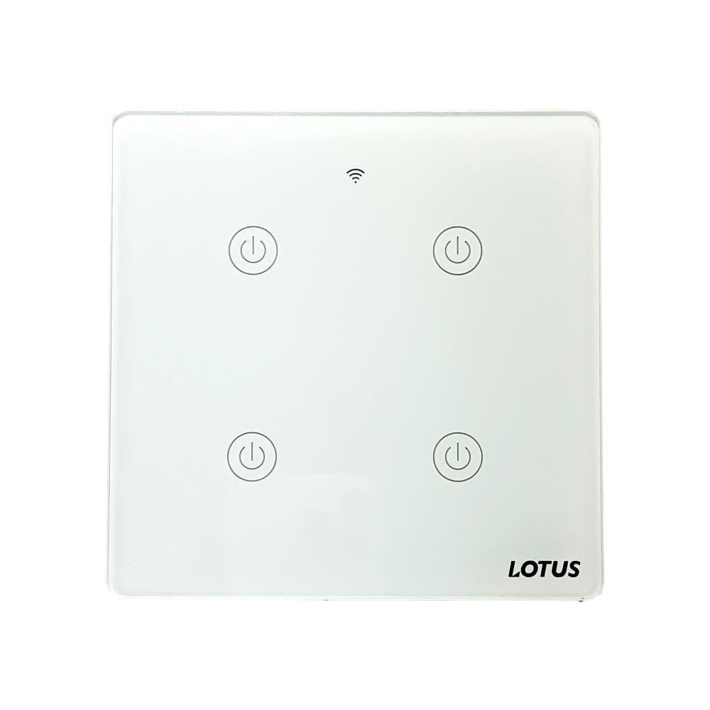 Interruptor Inteligente 4 Botões Zigbee 4X4 - Branco 30/1