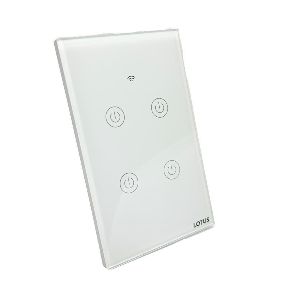 Interruptor Inteligente 4 Botões Zigbee 4X2 - Branco 64/1