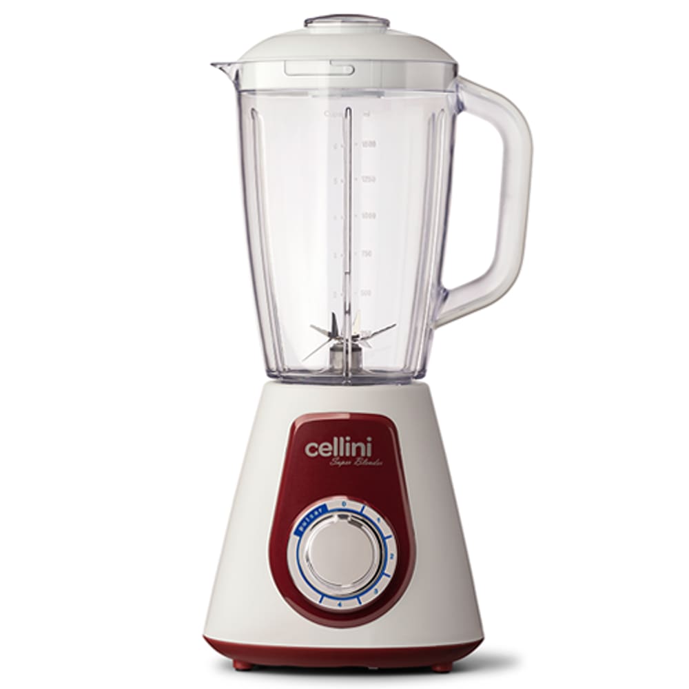 Liquidificador Cellini Super Blender 1000w Branco e Vinho
