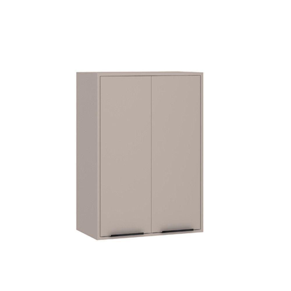 Armário Aéreo 60cm 2 Portas Stylo Luciane Móveis Cinammon