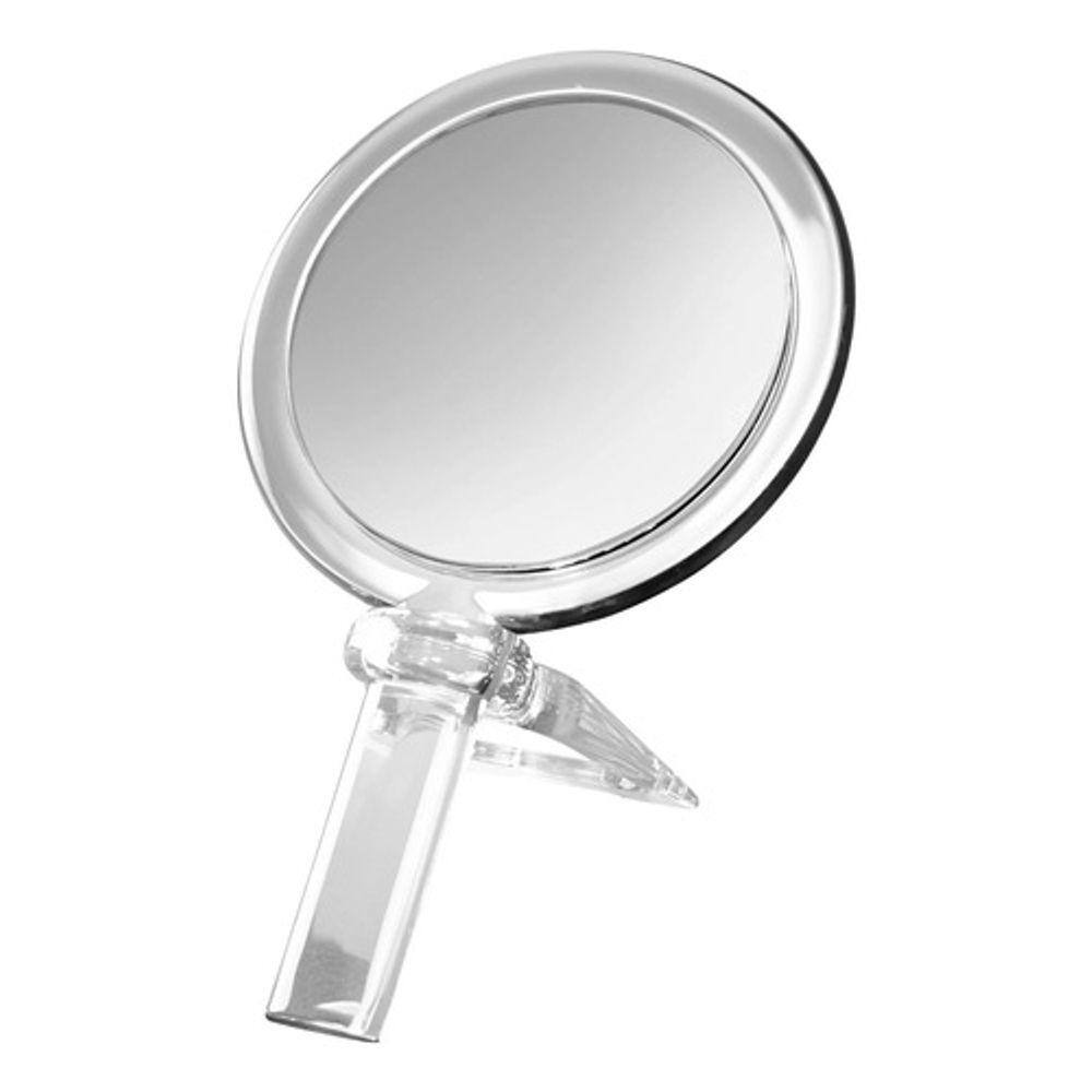 Espelho Maquiagem Lente De Aumento 5x Gardie Cristal Prata