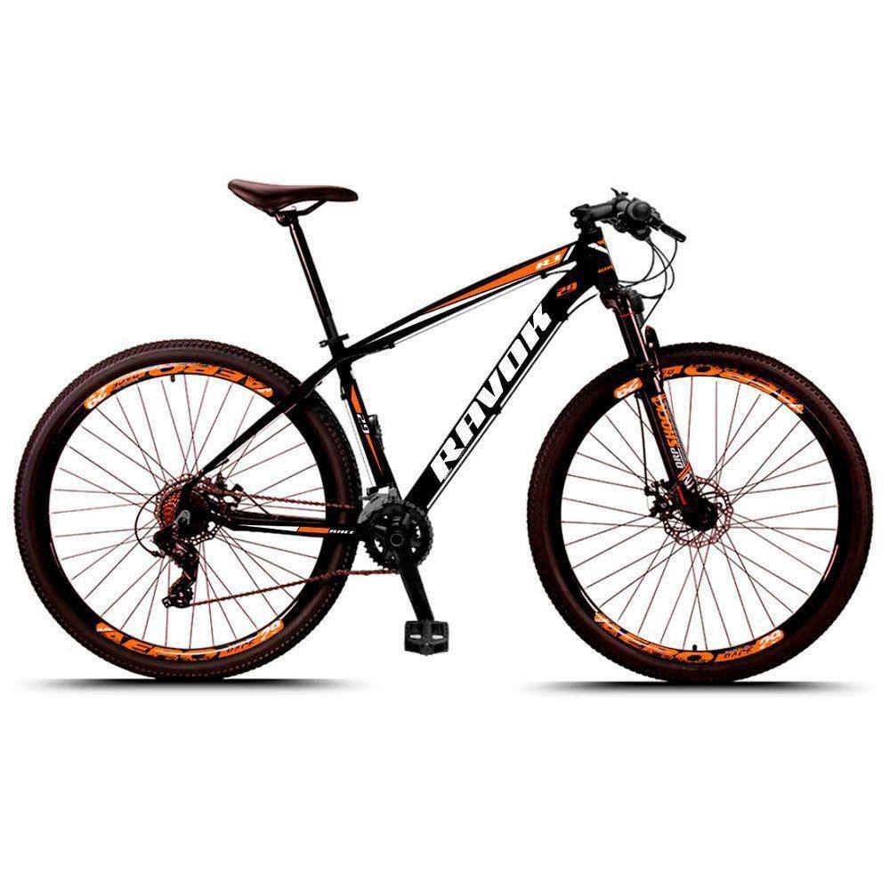 Bicicleta Bike Aro 29 Alumínio 21 Velocidades Shimano Suspensão Freio A Disco Cor: Laranja Tam: 15\"