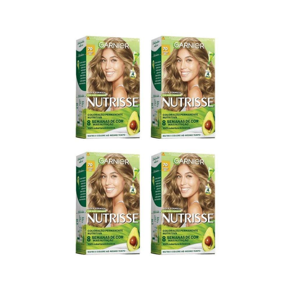 Coloraçao Nutrisse 70 Louro Natural-Kit C/4Un
