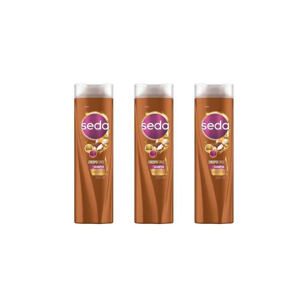 Shampoo Seda 325Ml Crespoforce-Kit C/3Un