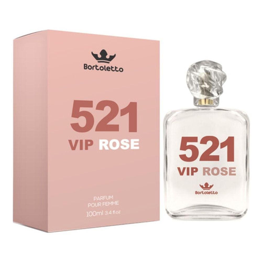 Perfume 521 Vip Rose Parfum Bortoletto 100ml