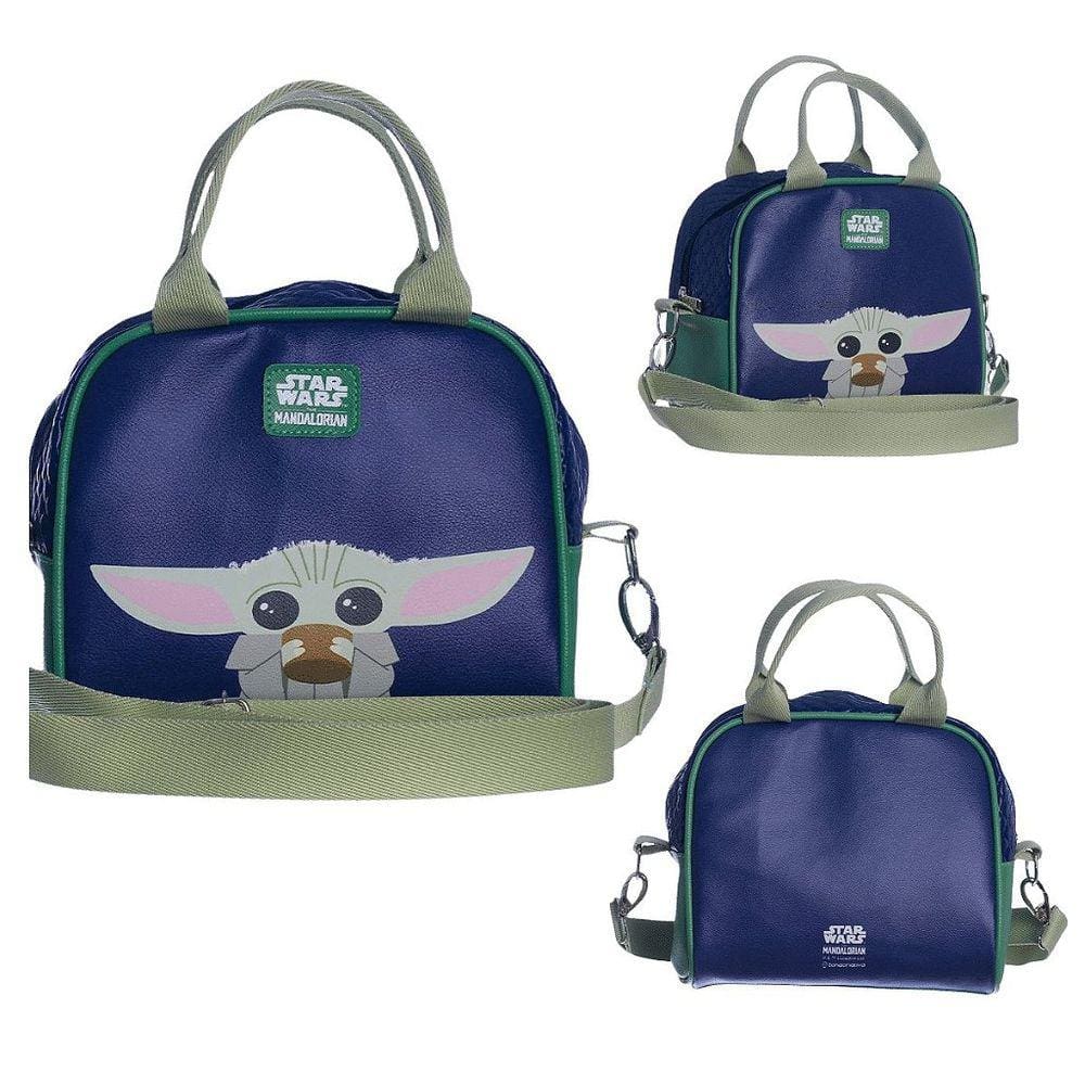 Baby Yoda Lancheira Maleta Bolsa Térmica Multiuso Oficial Mandaloriano Star Wars