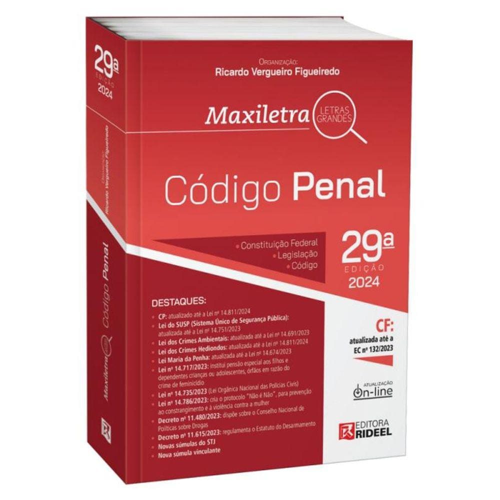Código Penal - Coleção Maxiletra - 2024 29ª Edição