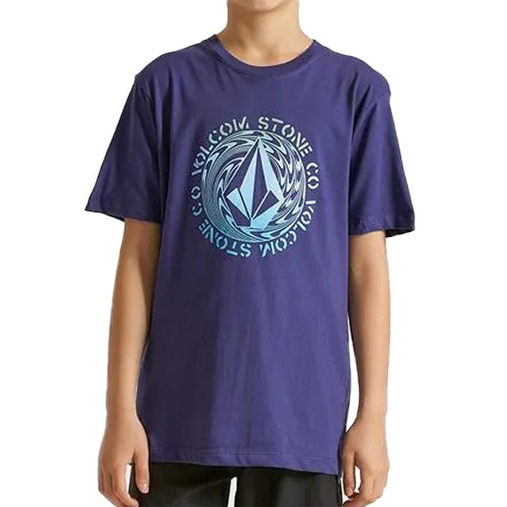 Camiseta Volcom Rotato SM24 Masculina Azul Escuro
