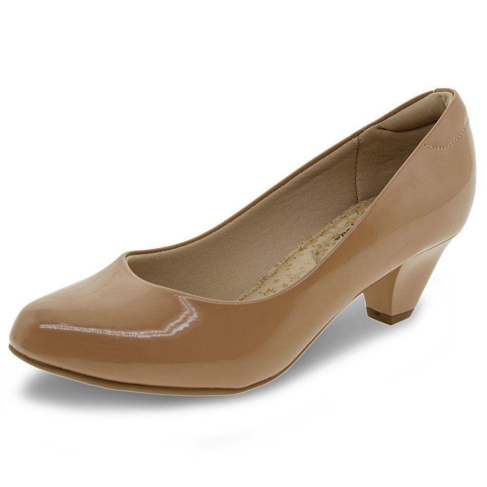 Sapato Scarpin Feminino Modare 7005.600 Salto Grosso