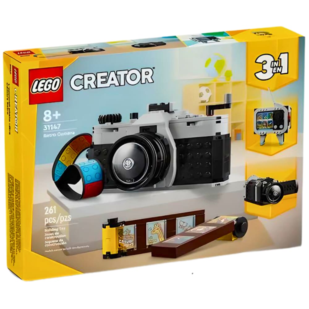 Blocos De Montar Lego Creator 3 Em 1 Câmera Retrô 31147