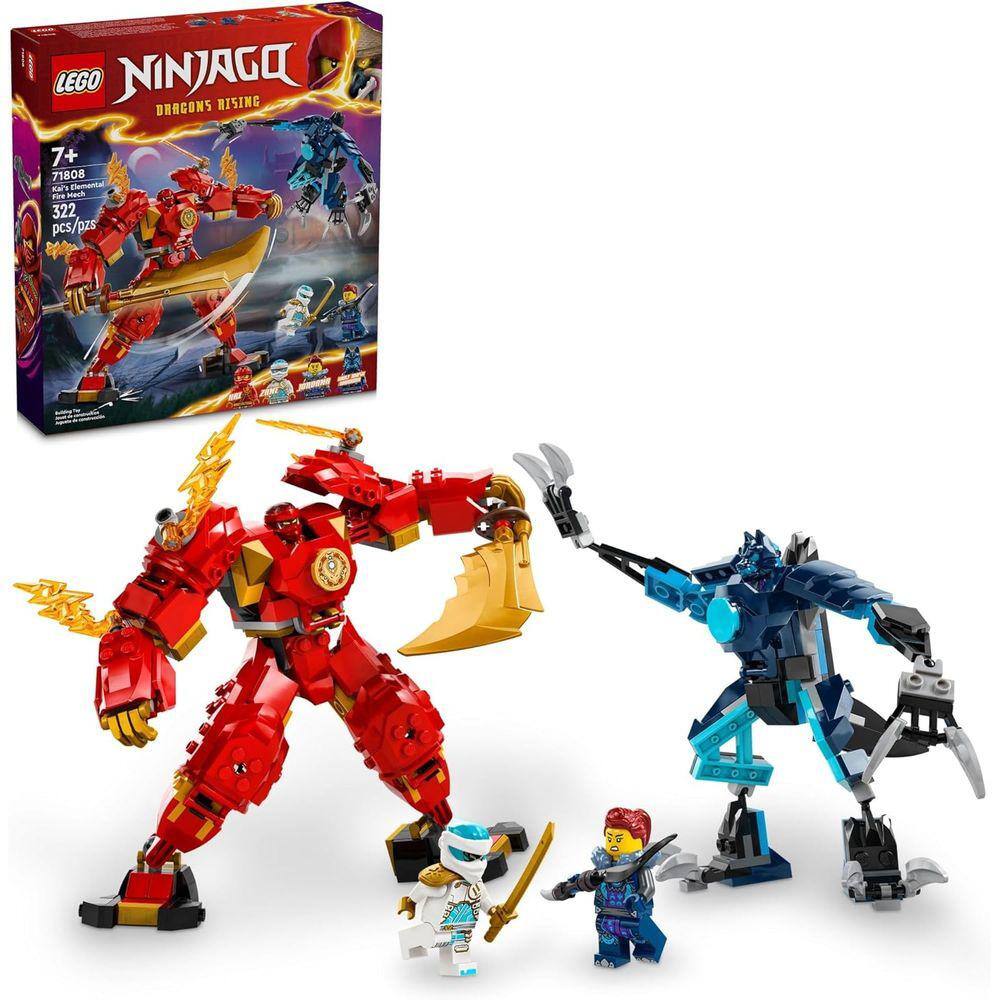 Lego Ninjago 71808 Robô Elemental do Fogo do Kai