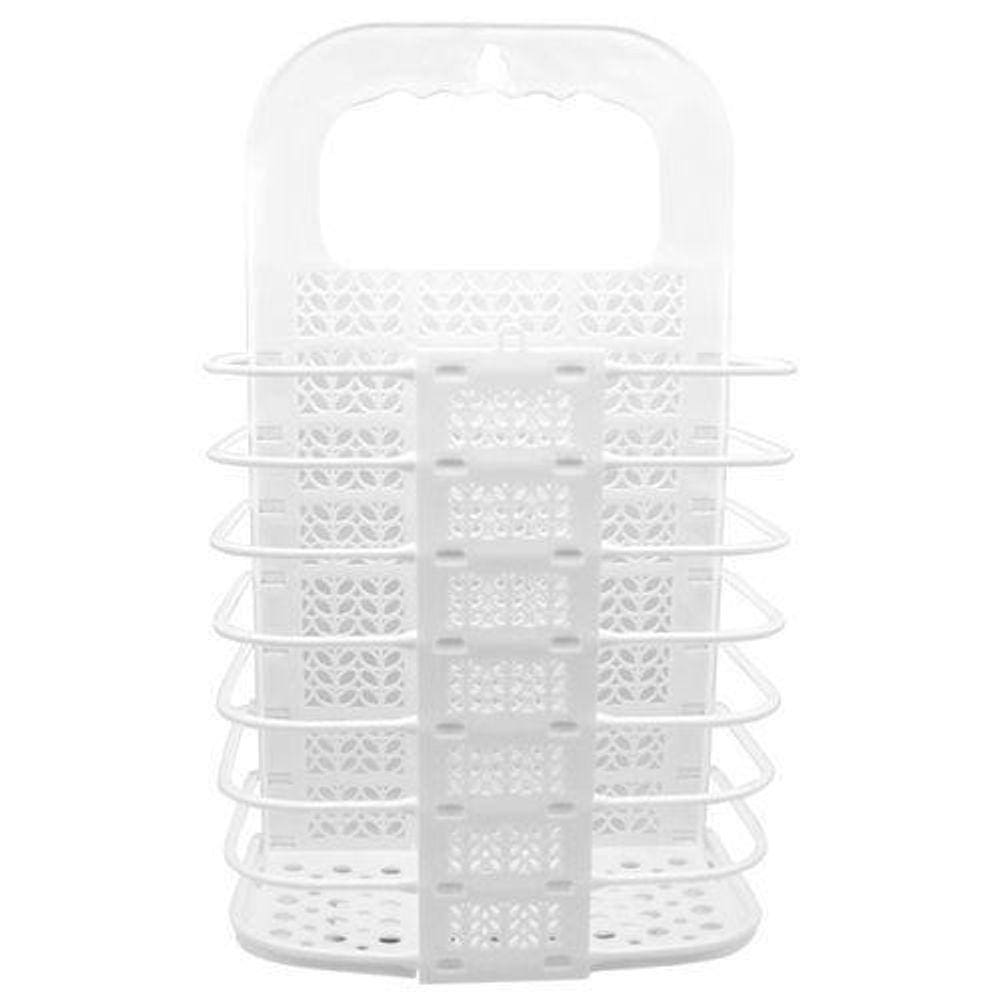 Cesto Organizador Retrátil Plástico Branco Clink