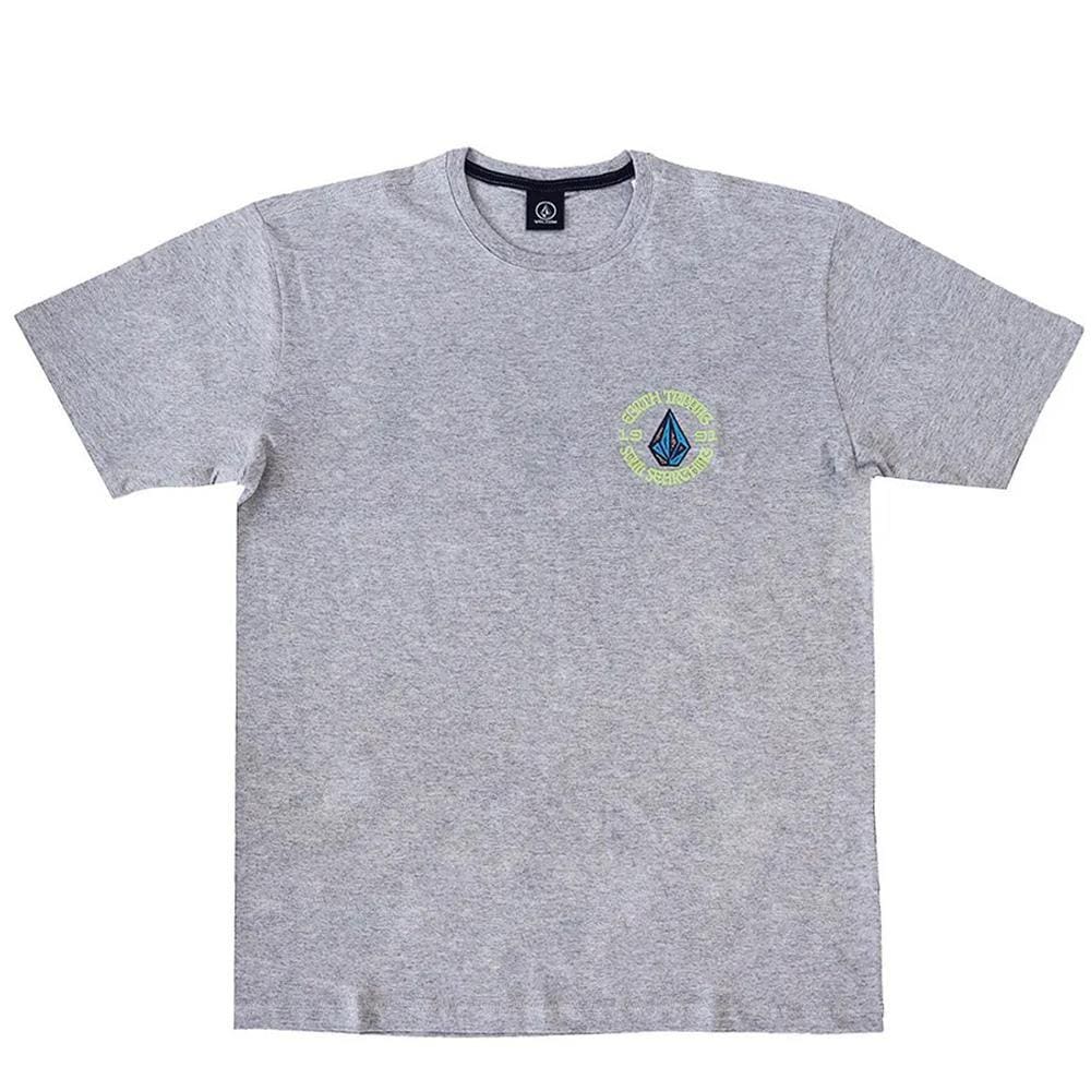 Camiseta Volcom Fried SM24 Masculina Mescla Cinza