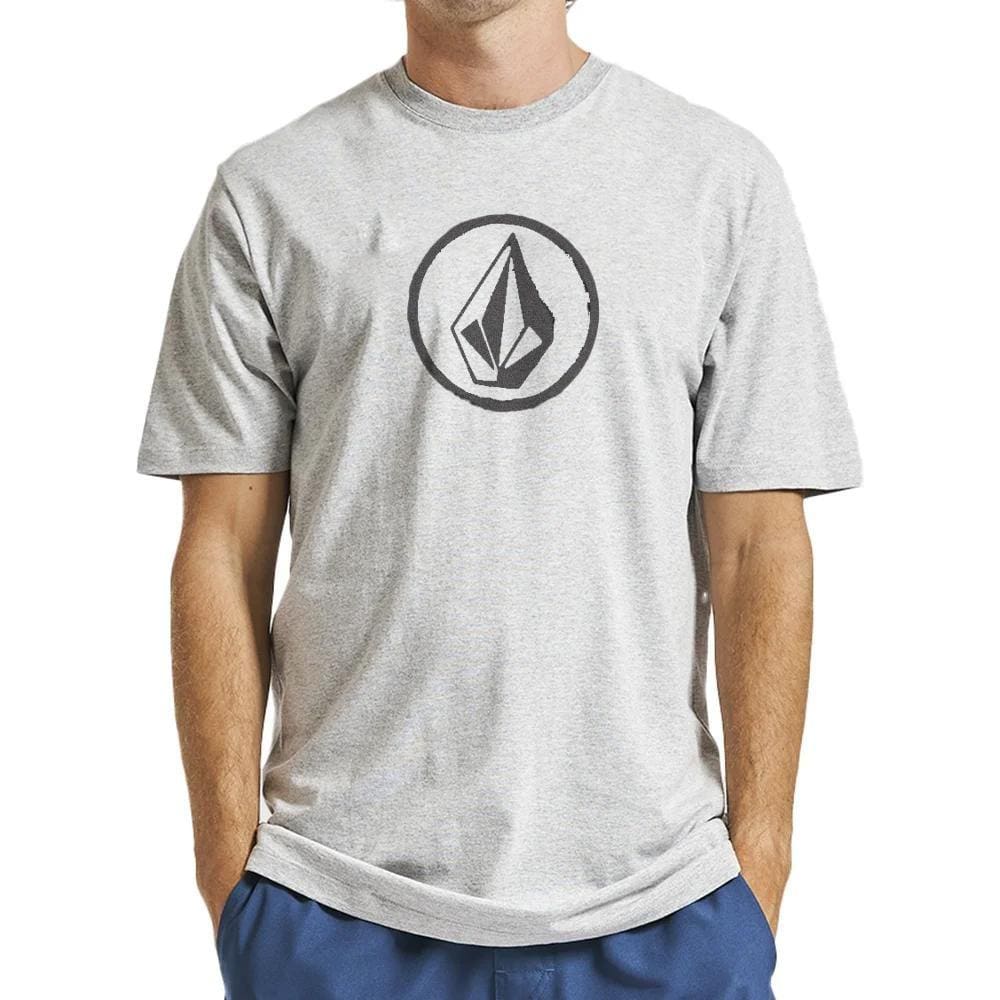 Camiseta Volcom Spray Stone SM24 Masculina Mescla Cinza