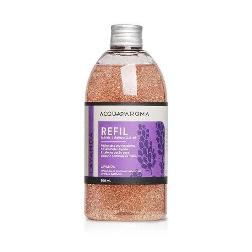 Sabonete Liquido - Refil Lavanda Com Glitter 500Ml 9403003