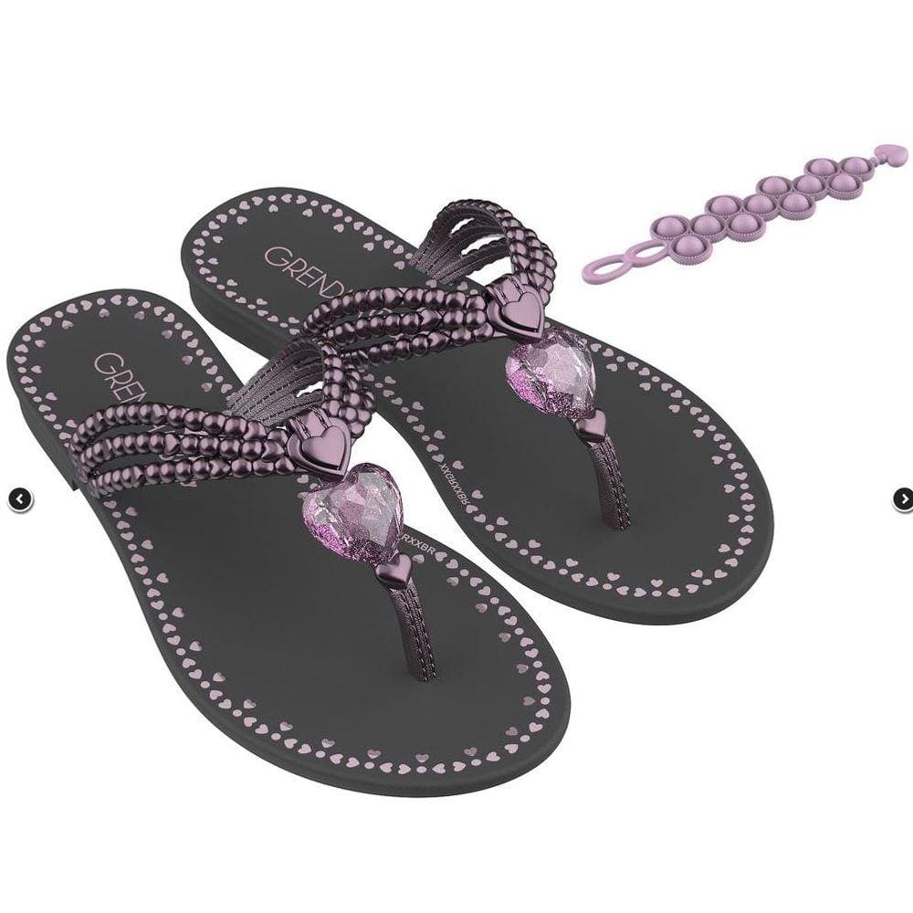 Sandália Infantil Grendha Bela Puls Pop It Rasteira