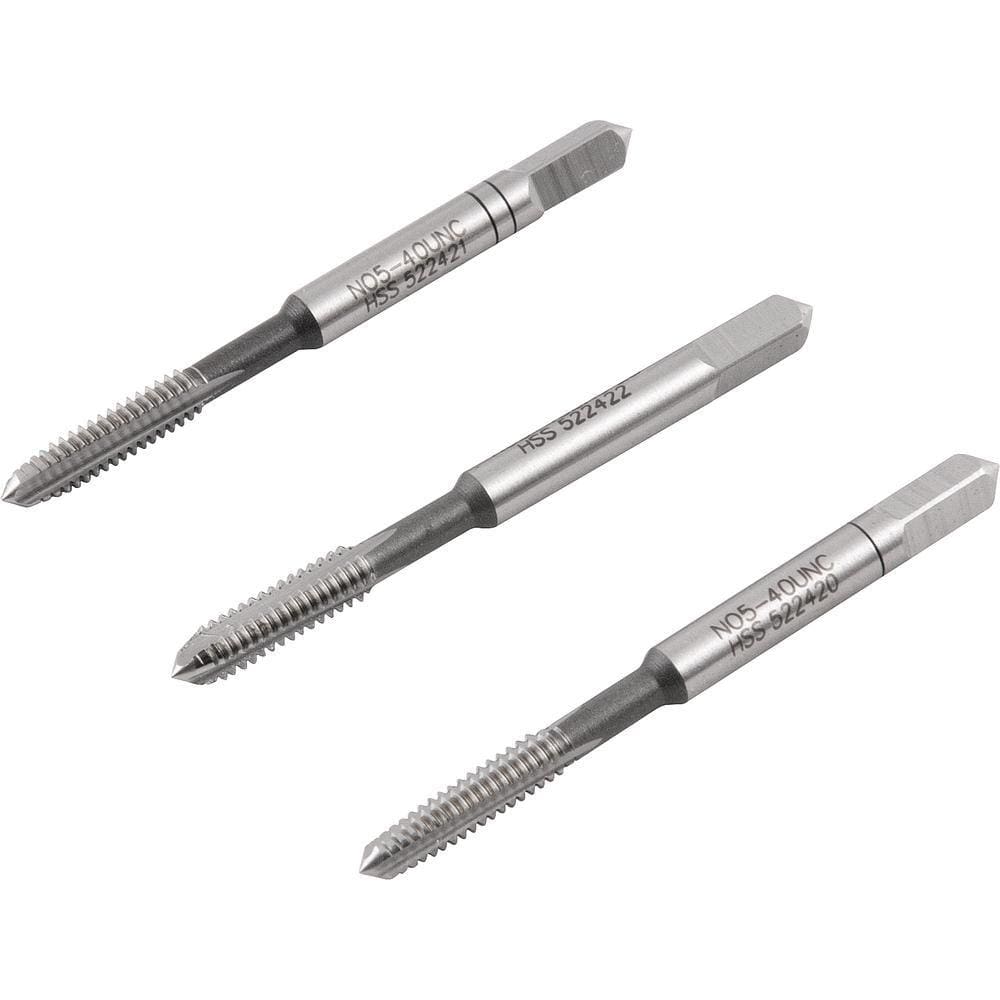 Macho Manual Aço Rápido Nº 5 1/8`` Unc Jogo c/ 3 pçs Vonder
