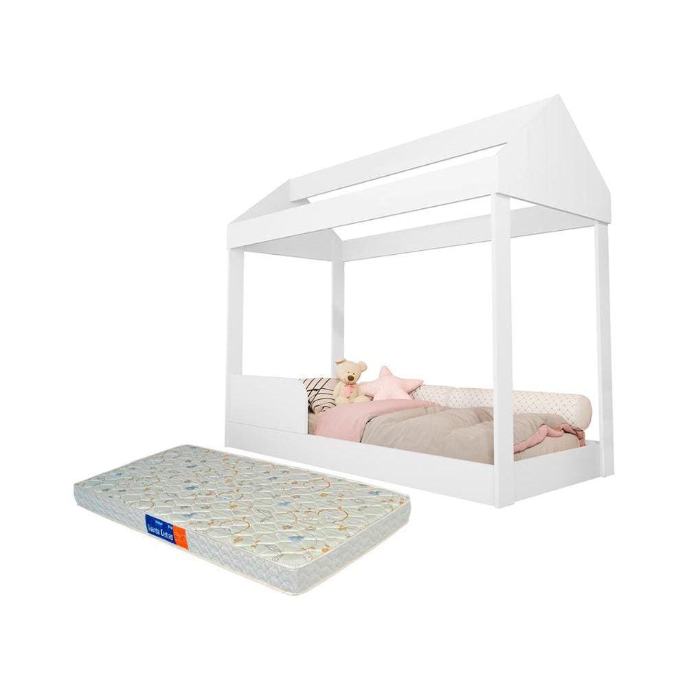 Cama Infantil com Colchão Montessoriana Crystal