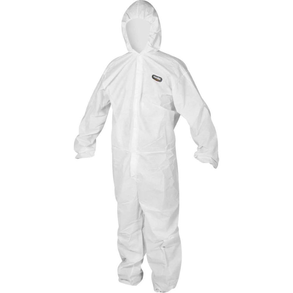 Macacão com Capuz Branco Tamanho M Ai 30 Ppl Vonder Plus