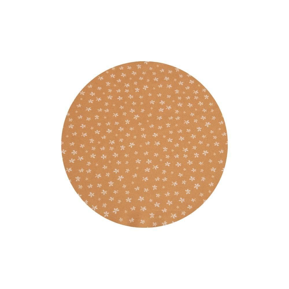 Capa Sousplat + Suporte Mdf Páscoa 100% Poliéster Mostarda