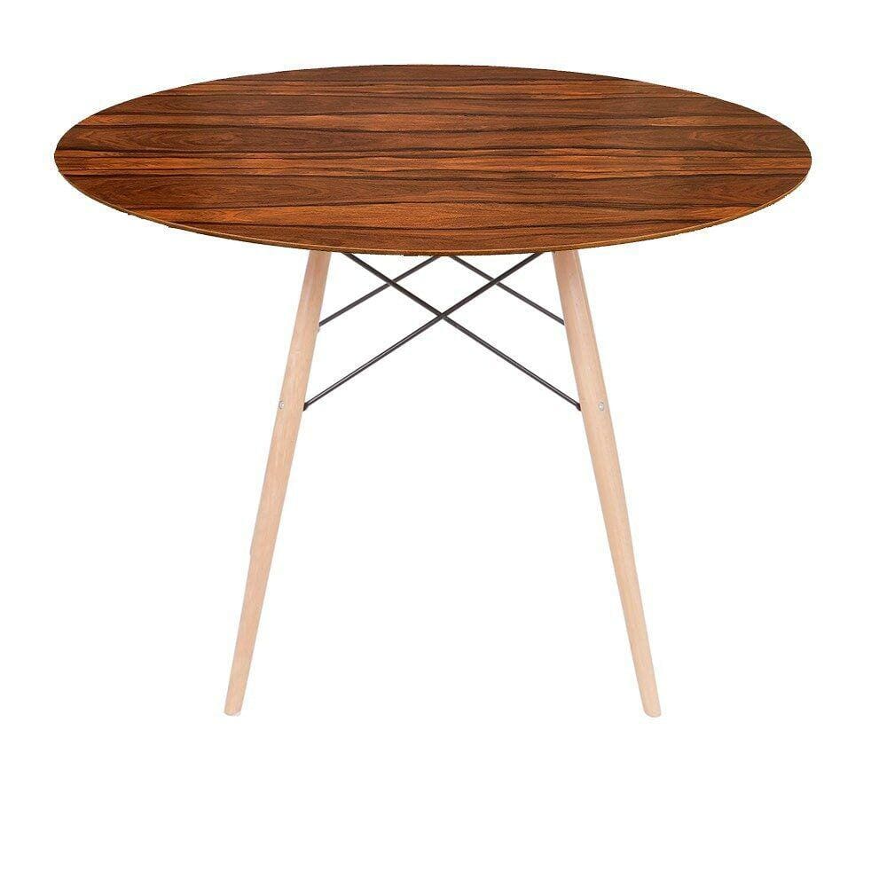 Mesa Eames Eiffel Redonda 110cm - Pau Ferro