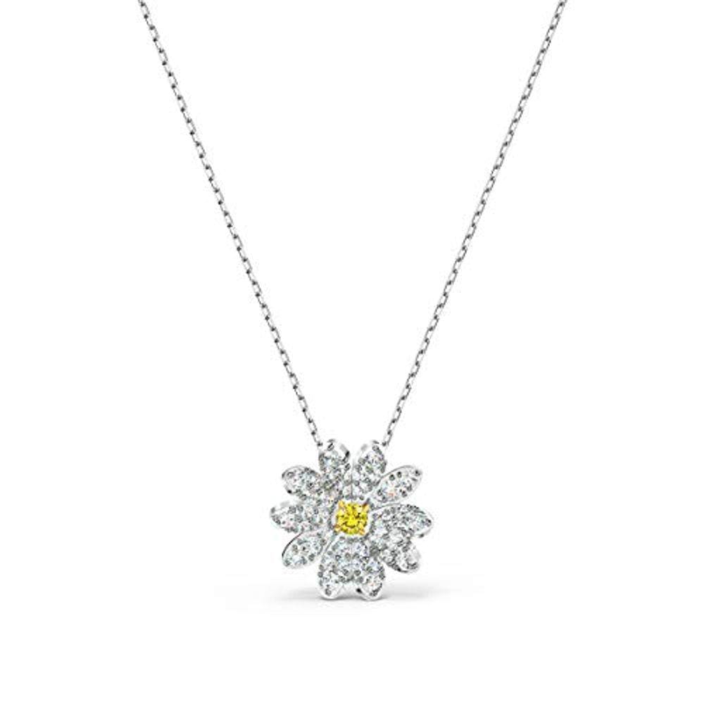SWAROVSKI Pingente de Flor Eterna das Mulheres, Amarelo, Misto-me