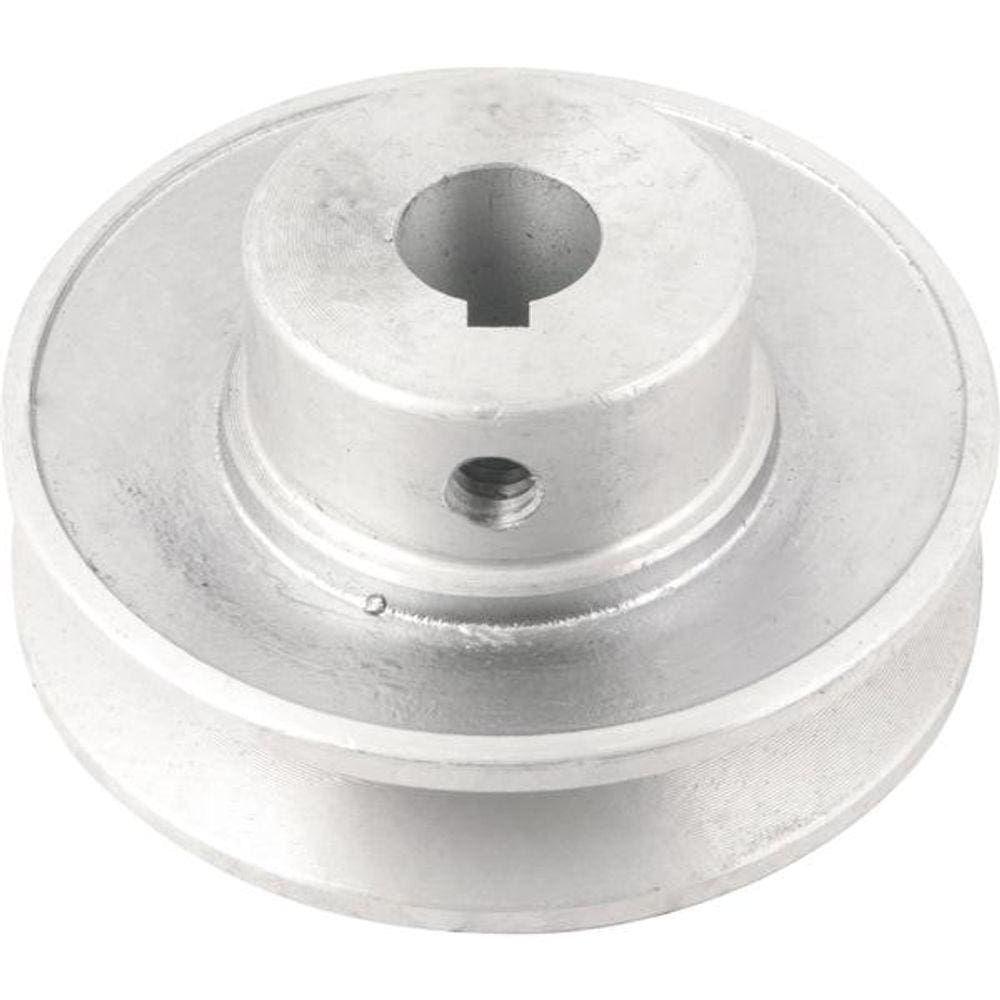 Polia Alumínio 1 Canal Perfil A 80mm com Furo 5/8” - Vonder