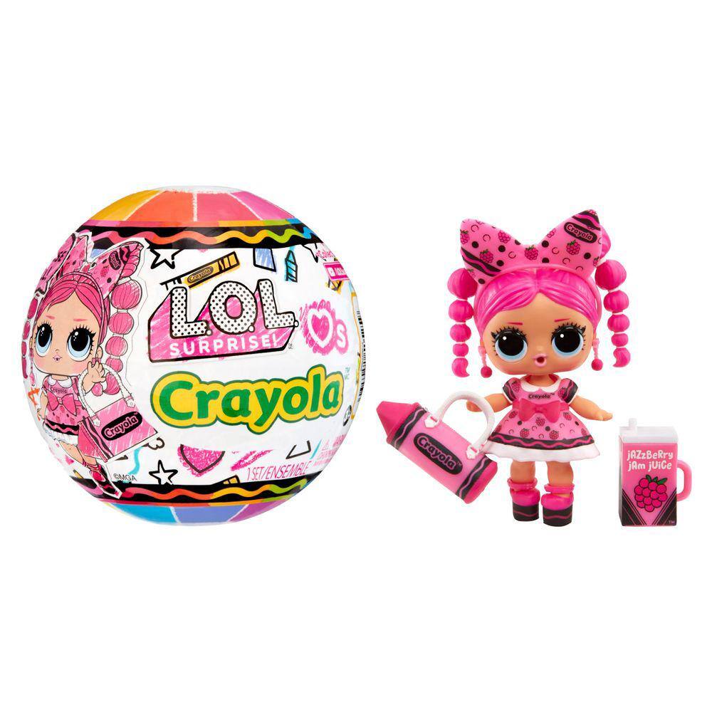 Toy L.O.L. Surprise! Adora Crayola Tots com boneca colecionável