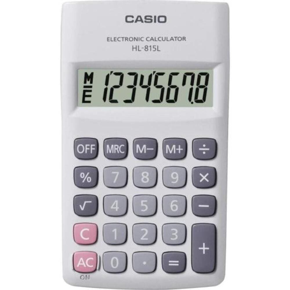 Calculadora de Bolso 8 Digito Branco HL-815L-WE