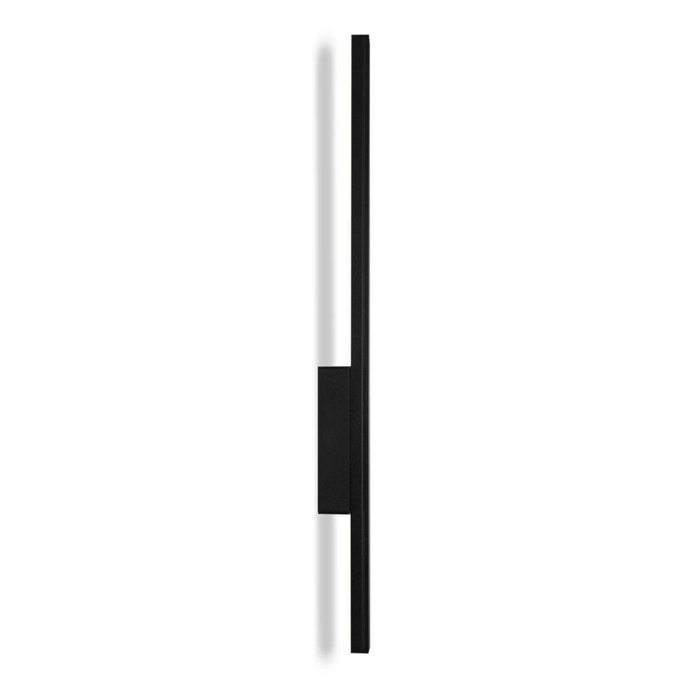 5 Arandelas Traço Frame Linear Reta Led 6w 50cm 3000k-preto