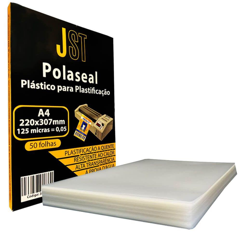 Plástico para Plastificação - A4 220x307mm - 50 Folhas - JST