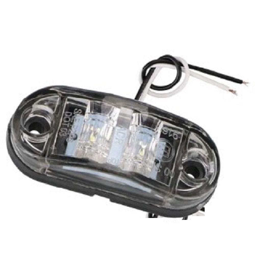 Lanterna Delimitadora Cristal Led 12v 24v Caminhão Baú