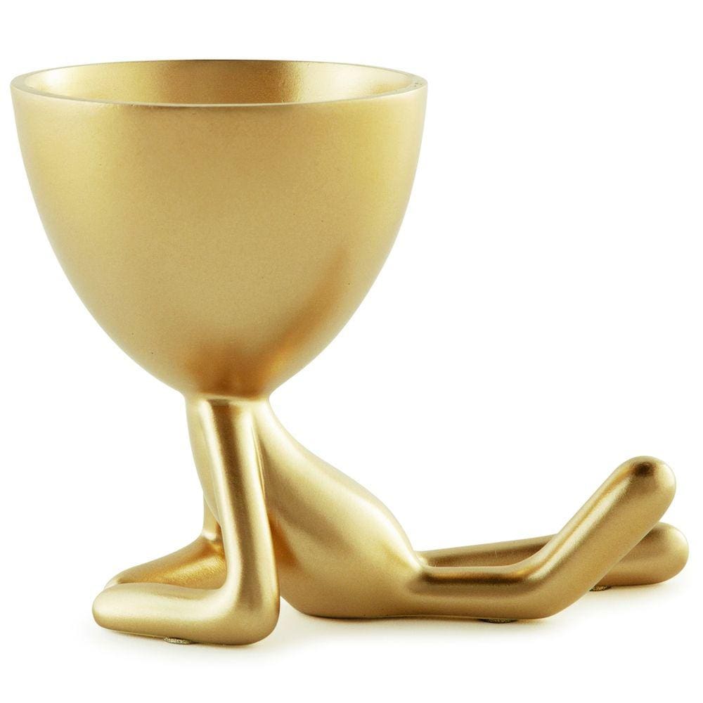 Vaso Dourado em Poliresina - Mart
