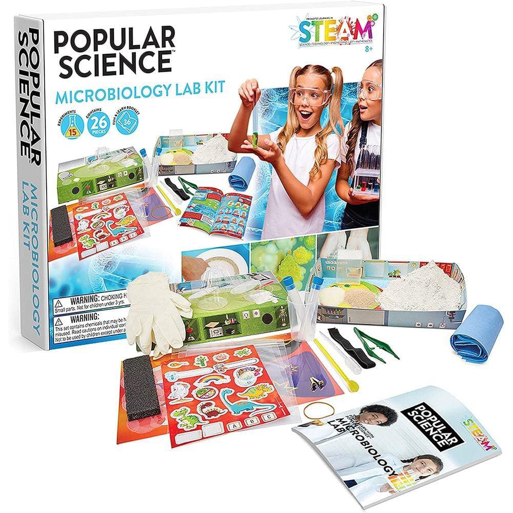 Kit de laboratório de microbiologia científica popular STEM