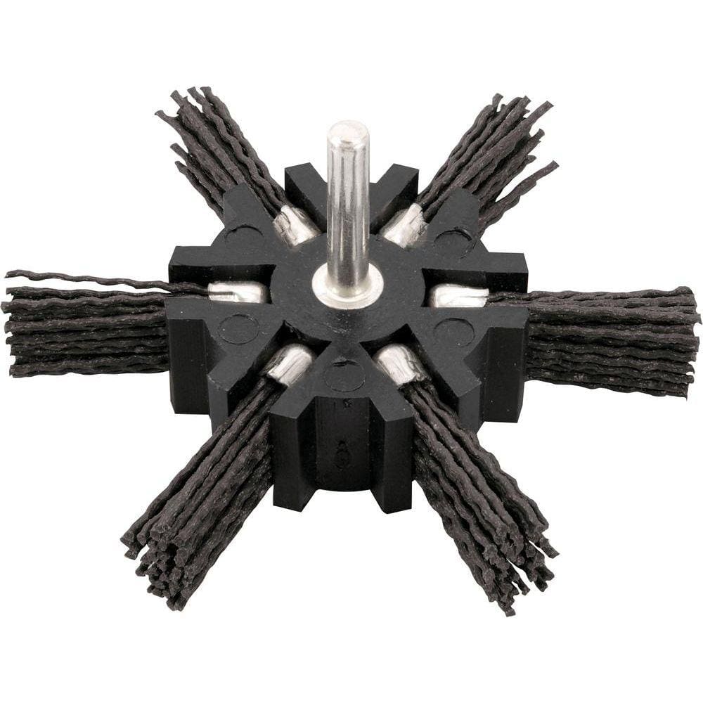 Escova Circular Nylon Seccionada 4`` c/ Haste 1/4`` Vonder